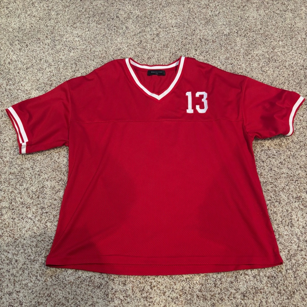 Red White Fox Jersey